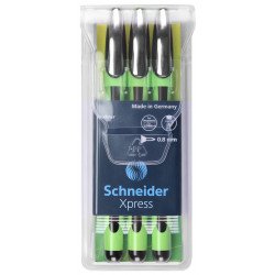 Schneider Xpress Fineliner Pen (.8mm, Black)